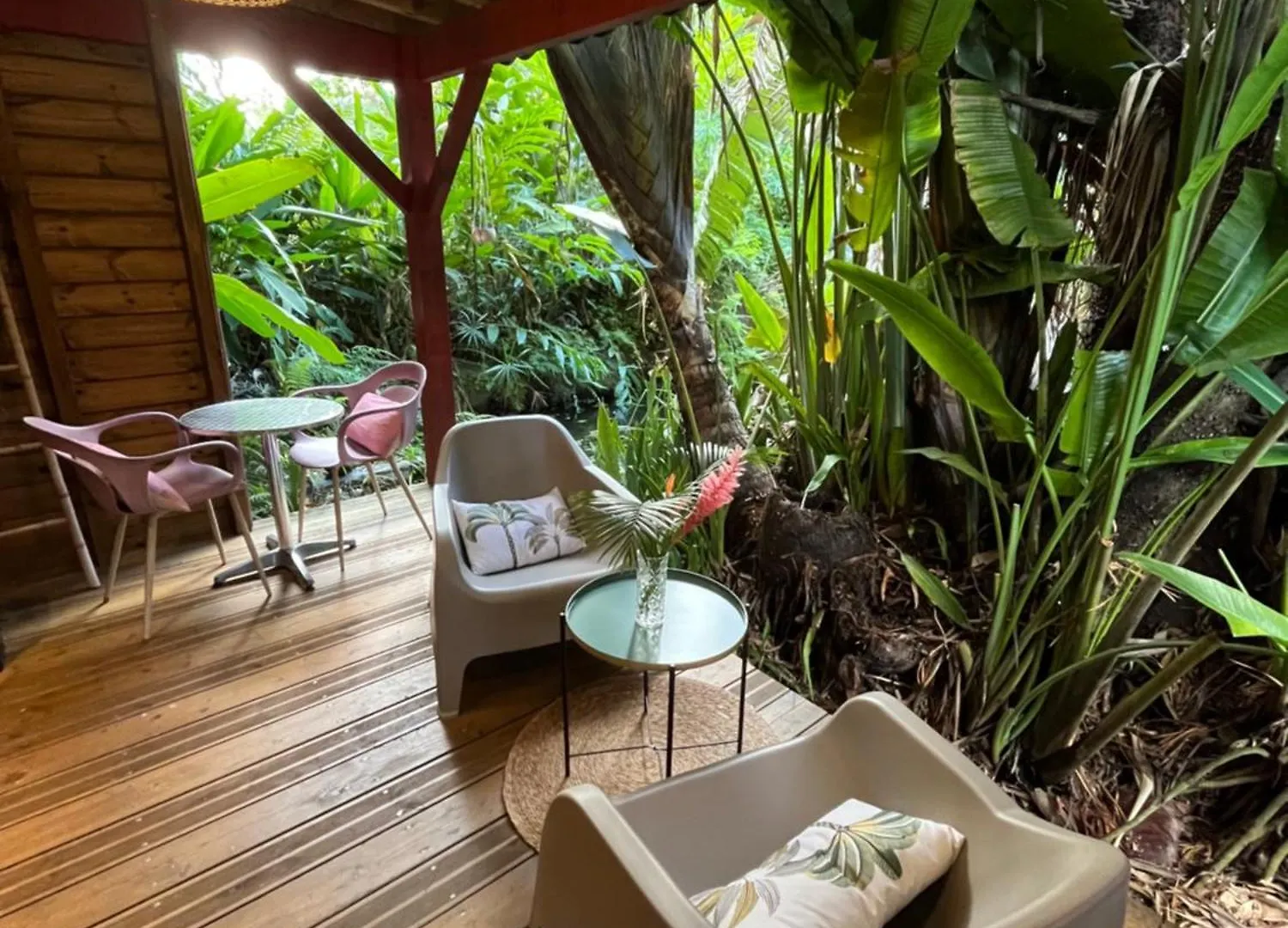 Le Morne Aux F0Us Cabanes & Jardin Tropical ديساي بيت ضيافة
